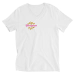 Unisex Short Sleeve V-Neck T-Shirt - Divasplash